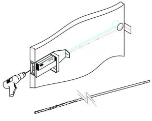 SDC Z7880 Mortise Lock - DOOR CORE DRILLING GUIDE