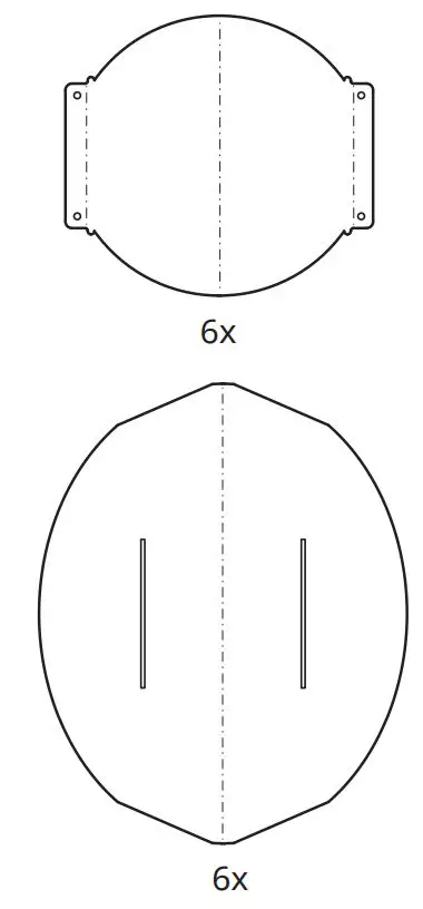 IKEA 604.848.20 TRUBBNATE Pendant Lamp Shade Instruction Manual - Assembly
