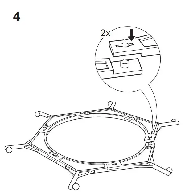 IKEA 604.848.20 TRUBBNATE Pendant Lamp Shade Instruction Manual - Installation 4