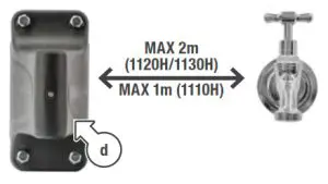 HOLMAN 1130H 30m Retractable Hose Reel-BRACKET