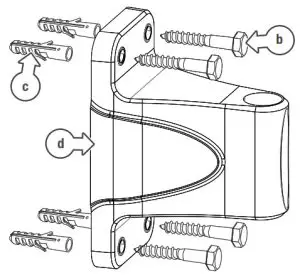 HOLMAN 1130H 30m Retractable Hose Reel-COACH BOLT
