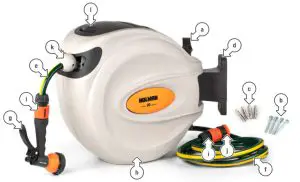 HOLMAN 1130H 30m Retractable Hose Reel-Overview