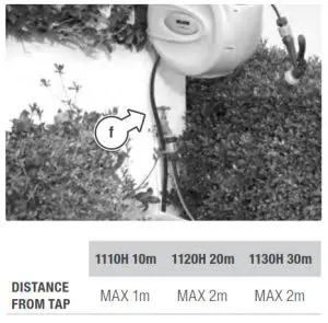 HOLMAN 1130H 30m Retractable Hose Reel- garden