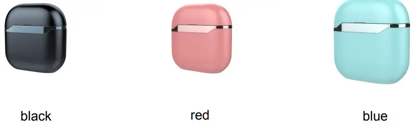 global sources I08 TWS Wireless Bluetooth Headset with Charging Case - FRAME COLORS