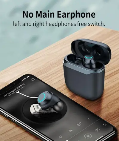 global sources I08 TWS Wireless Bluetooth Headset with Charging Case - free switch