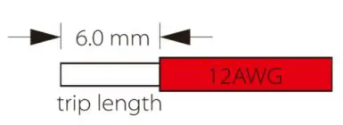 FOX-ESS 3-6kW Single Phase Inverter Installation Guide - Trim 6mm of insulation from the wire end