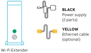 AT T ATT180180946-3 Smart Wi-Fi Extender - Smart Home Manager app