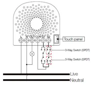 Aeotec AEOEZW111 Nano Dimmer - SPDT