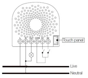 Aeotec AEOEZW111 Nano Dimmer - diagram