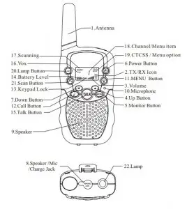 BELLSOUTH AD-T388 Walkie Talkie