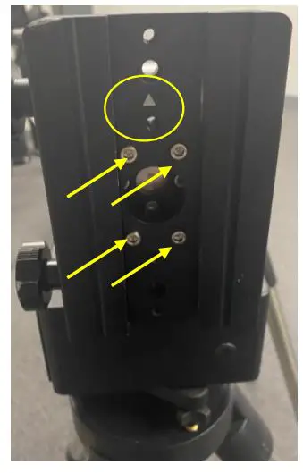 iOptron AZ Mount Pro Binocular Adapter Instruction Manual - Set the mount at Zero Position