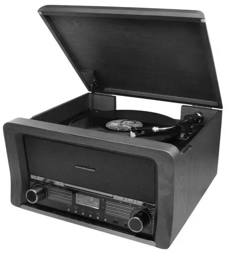 soundmaster NR50 Wooden Retro HiFi Music Centre