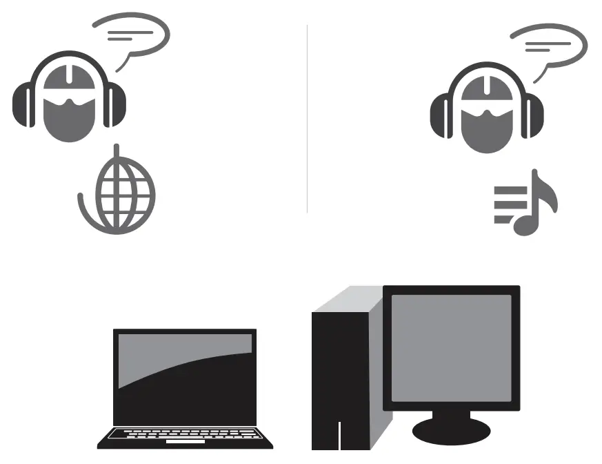 Cyber Acoustics AC 5812 USB Controller &amp Headset - Music.