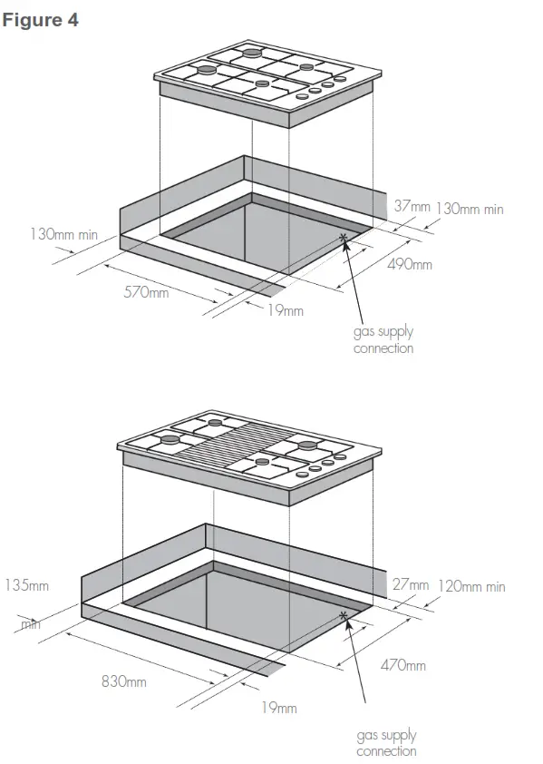 CHEF Gas Cooktops - Figure 4