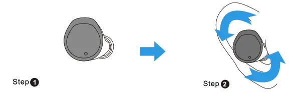 TOZO T12Pro Hi-Fi Stereo Sound Quality Earbuds - How to wear your TOZO earuds 1