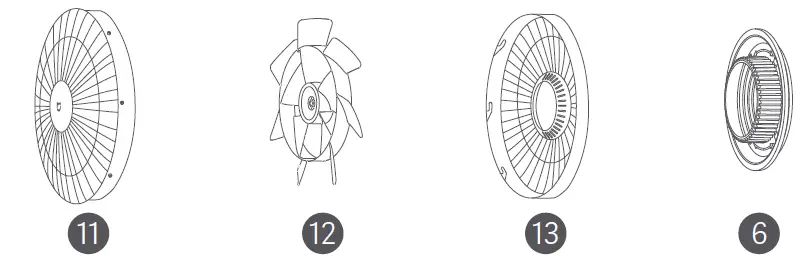 xiaomi BHR4828GL Smart Standing Fan 2 User fig 16