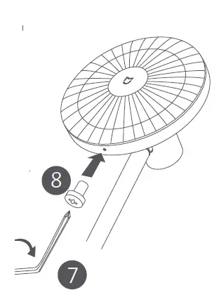 xiaomi BHR4828GL Smart Standing Fan 2 User fig 8