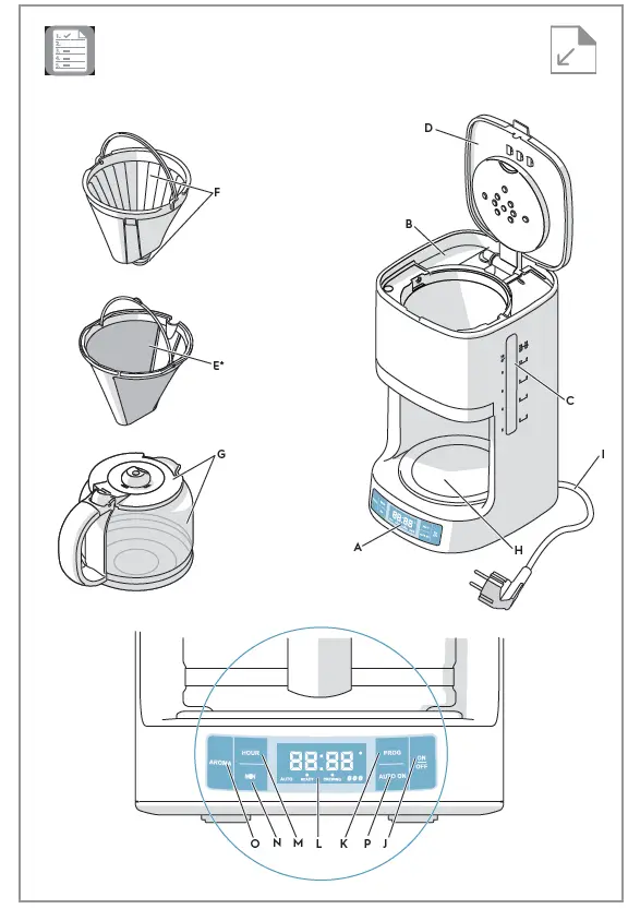 Electrolux EKF77xxx Coffee Maker fig 2