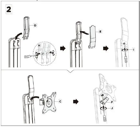 StarTech FPPNEUSTND Single Monitor Stand User Fig7