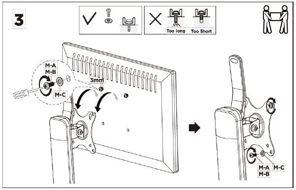 StarTech FPPNEUSTND Single Monitor Stand User Fig8