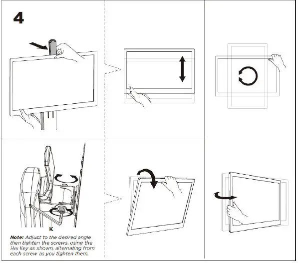 StarTech FPPNEUSTND Single Monitor Stand User Fig9