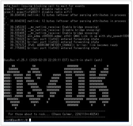 PCTEL AP WiFi 1200 Access Point - Console Interface