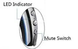 Shenzhen Quanmeng Technology G3 Business Bluetooth Headset- Indicator