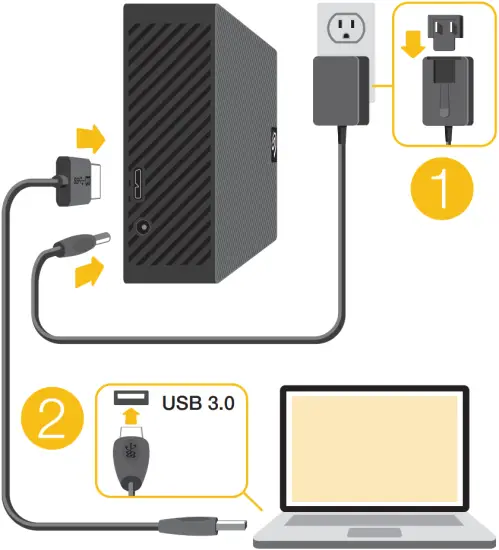 SEAGATE Expansion - Connect 1&2