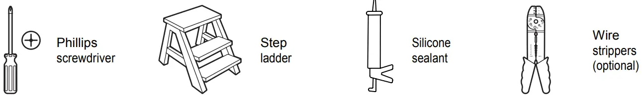 HOMEDEPOT 5193805118 Outdoor LED Wall Lantern - TOOLS REQUIRED