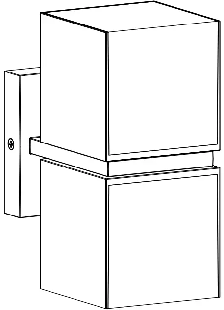 HOMEDEPOT 5193805118 Outdoor LED Wall Lantern