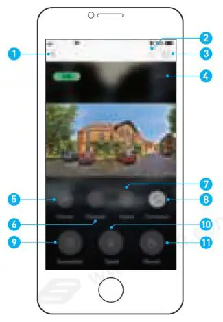 EKEN Video Doorbell V5 - App Live View Interface