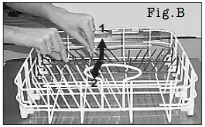 ARISTON LFC2C19X T1 Dishwasher - figure B