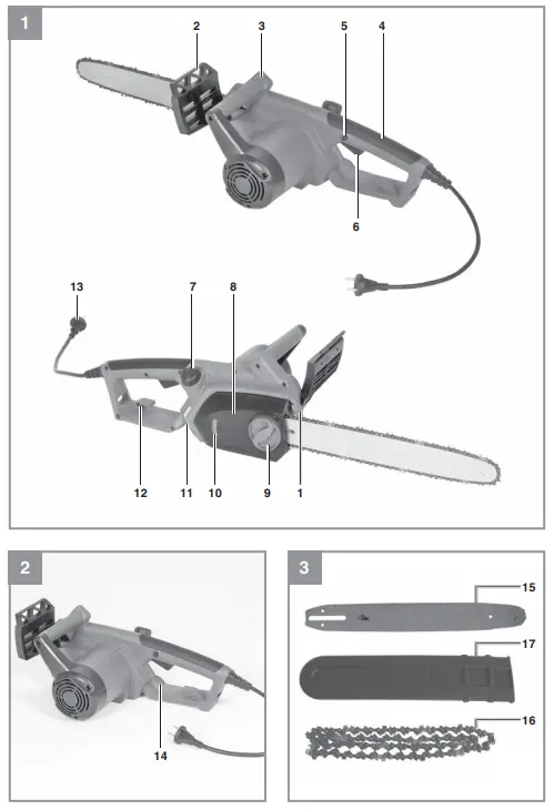Einhell GC EC 1835 Electric Chainsaw -