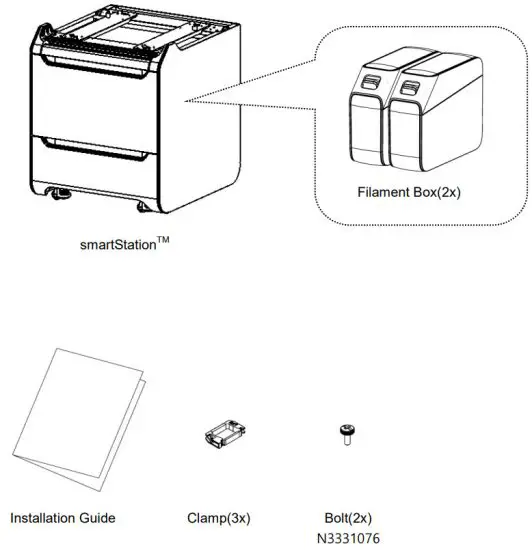 Sindoh TYPES530 Smart Station - Components