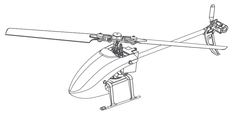 Shenzhen-Yuxiang Zhixun -Technology 4CH Helis 4-Channel-Aileronless-Single-Rotor-Helicopter -