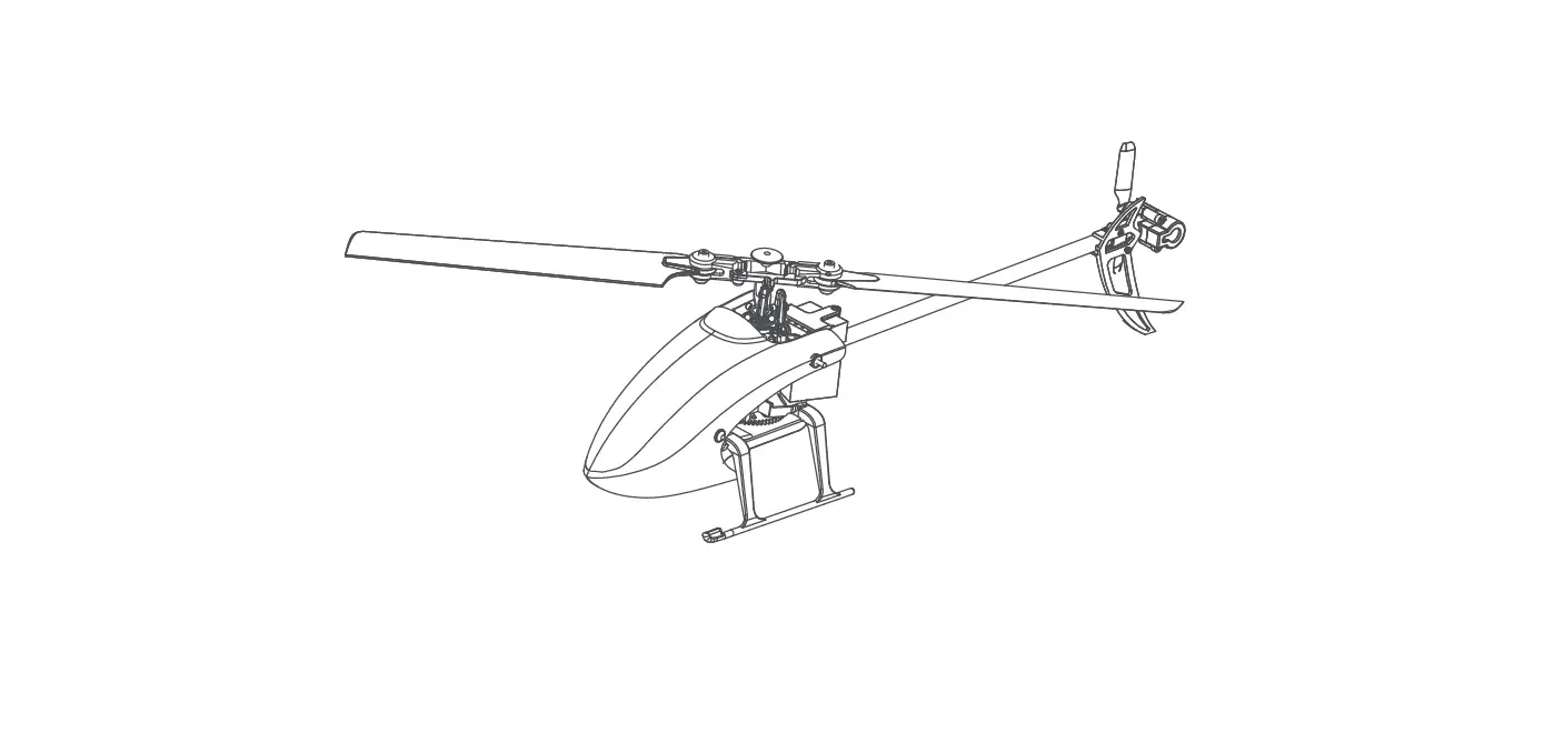 Shenzhen Yuxiang Zhixun Technology 4ch Helis 4-channel Aileronless Single-rotor Helicopter User Manual
