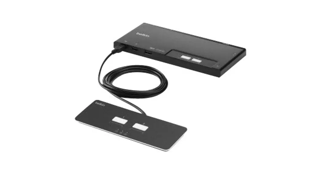 Belkin F1dn102-ba-4 Secure Modular Kvm-km Switch Under Desk Mounting Bracket Installation Guide