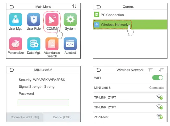 ZKTeco miniTA 2 8 Inch Linux Visible Light - congfuire