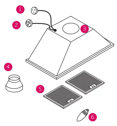 schweigen EV 9UCQ Rangehood - Rangehood Contents