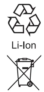 WORX WG730E Brushless Cordless 30cm Lawn Mower - SYMBOLS 5