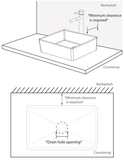 Superior Sinkks Vessel Bathroom Sinks - COUNTERTOP PREPARATION