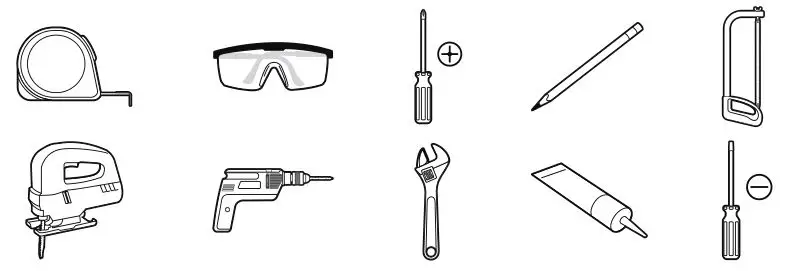 Superior Sinkks Vessel Bathroom Sinks - RECOMMENDED TOOLS