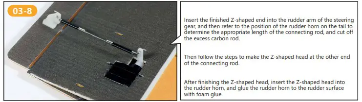 DANCING WINGS HOBBY E32 600mm Savage Bobber - Assemble the Wing 10