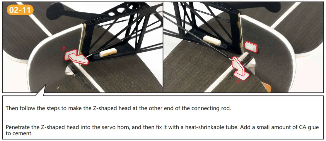 DANCING WINGS HOBBY E32 600mm Savage Bobber - Assemble the Wing 6