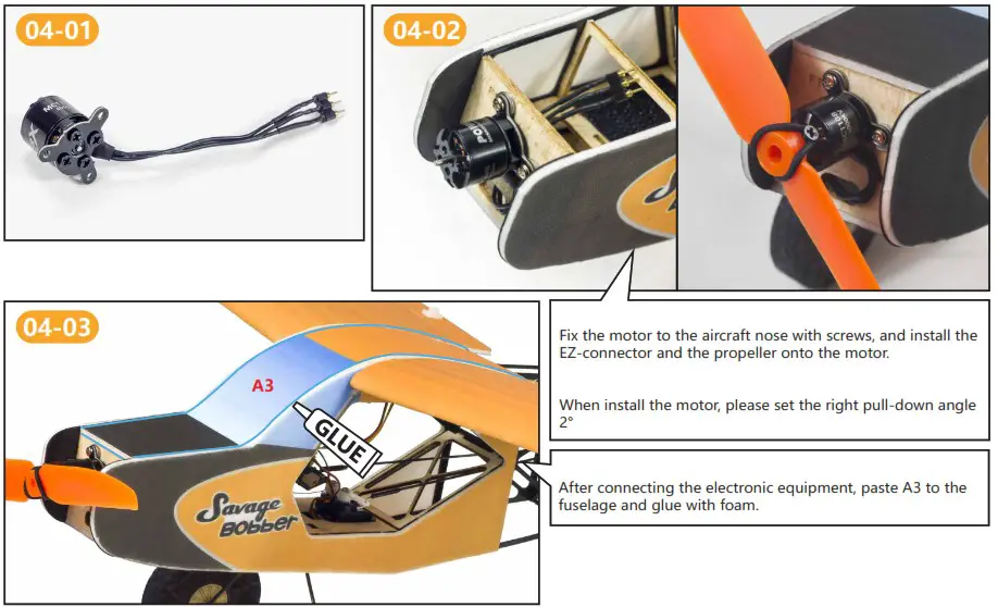 DANCING WINGS HOBBY E32 600mm Savage Bobber - Power System Installation and Adjustment 1