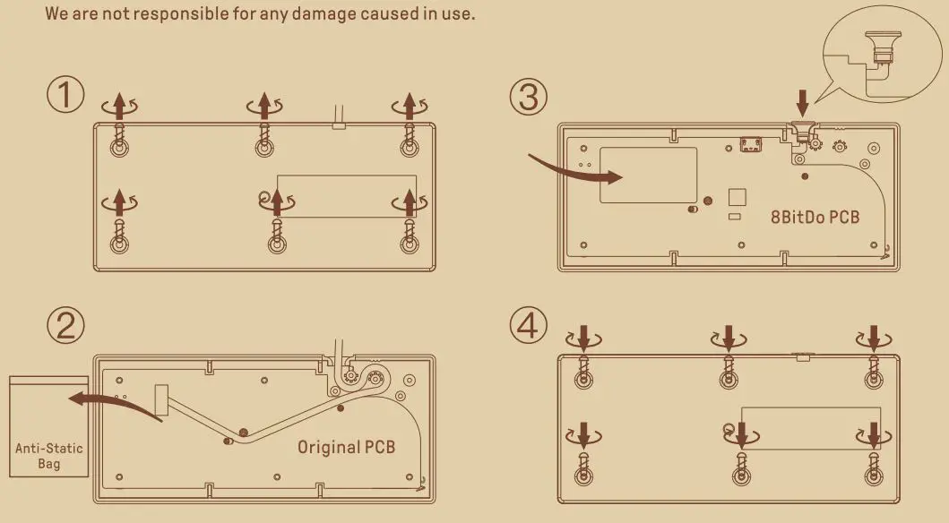 8BitDo-N30-Mod-Kit-for-NES-NES -Classic-Controller-1