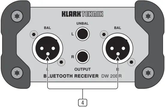 KLARK TEKNIK AIR LINK DW 20BR Bluetooth Wireless Stereo Receiver A