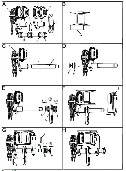 XPOtool 62680 Hand-Geared Crane Trolley-3