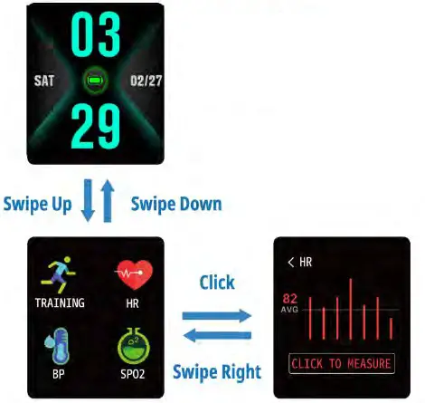 Shen Zhen Tomstar TS11N Smartwatch - touch screen