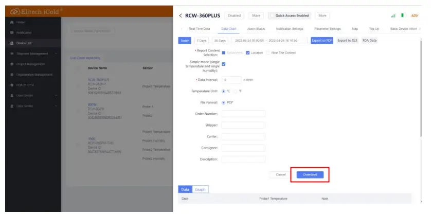 Filtering information menu